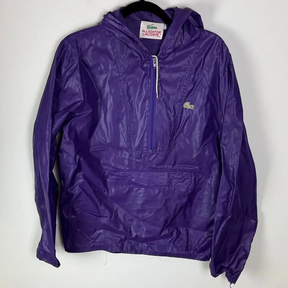 VTG Alligator Lacoste Rain Jacket - Men's Large